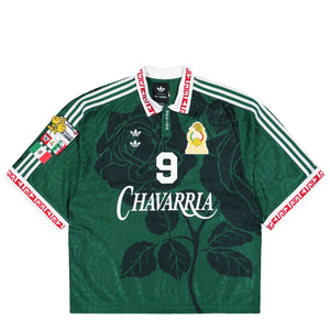Willy Chavarria x adidas Soccer Jersey  Collegiate Green T-Shirt KU7803 | Overkill
