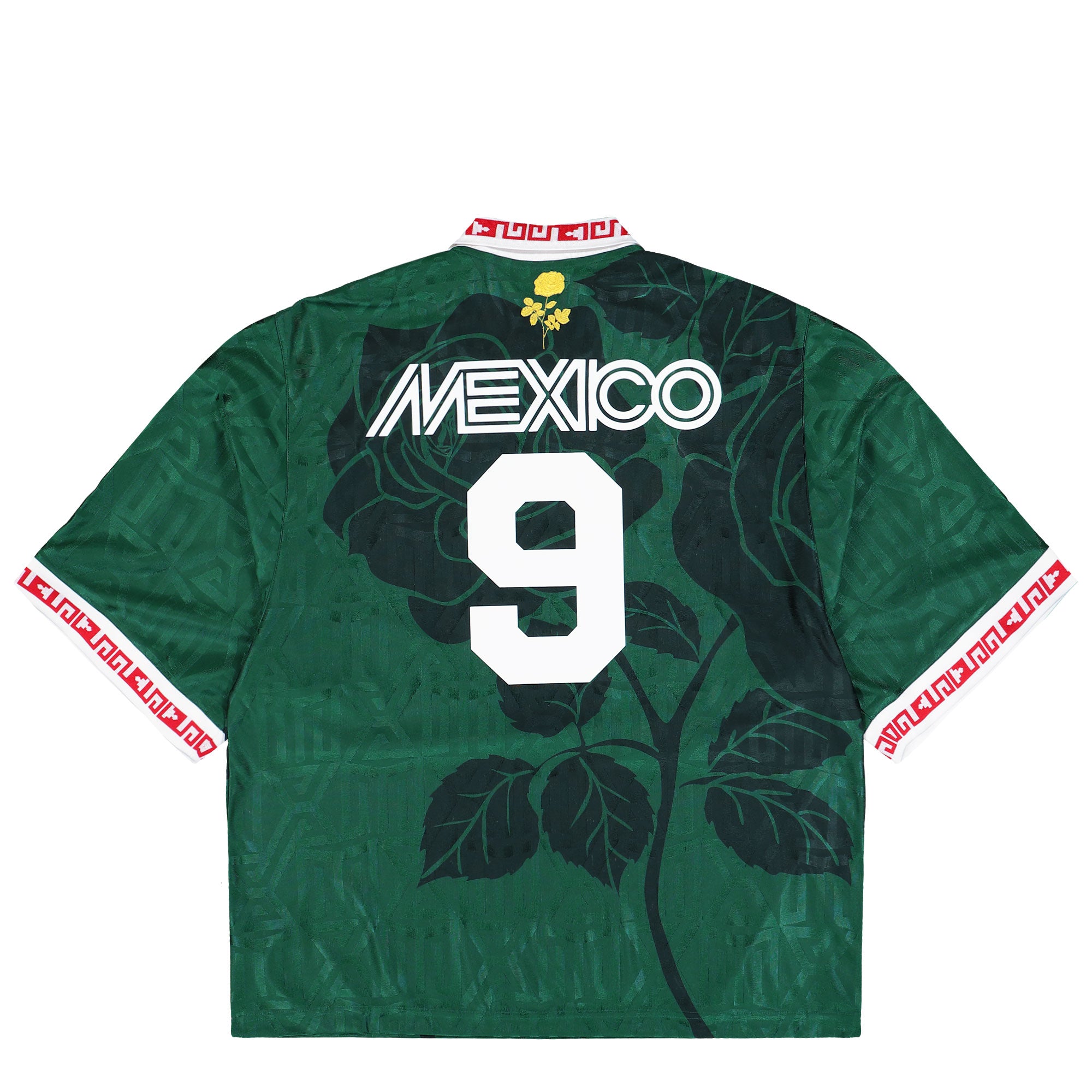 Willy Chavarria x adidas Soccer Jersey  Collegiate Green T-Shirt KU7803 Close-up | Overkill
