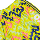 Willy Chavarria x adidas AOP Longshort Solar Lemon / Pure Purple / Solar Turbo short KU7804 Detail View 1 | Overkill
