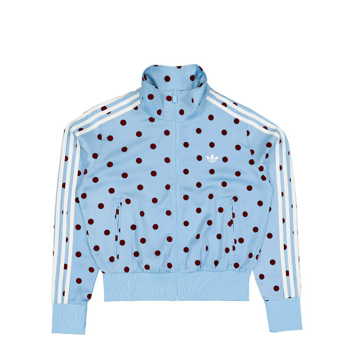 adidas Satin Polka Dots Track Top Clear Sky Track Jacket KV1167 | Overkill
