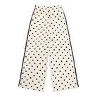 adidas Satin Polka Dots Wide Leg Pant Off White Track Pant KV1168 Close-up | Overkill
