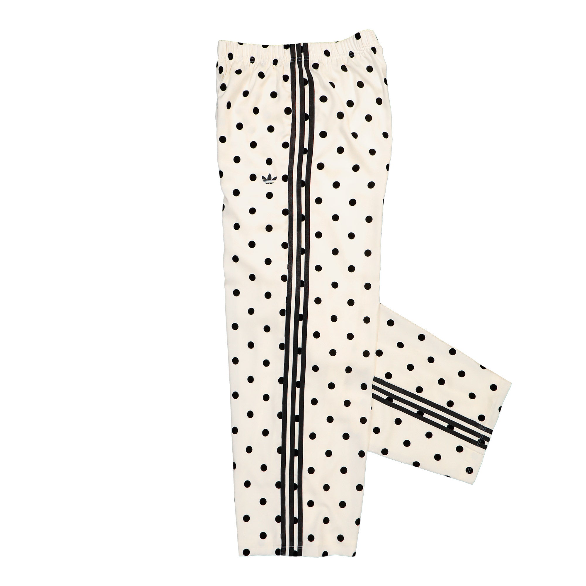 adidas Satin Polka Dots Wide Leg Pant Off White Track Pant KV1168 Detailfoto | Overkill

