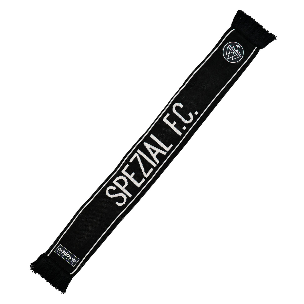 adidas Scarf SPZL F.C. Black / Chalk White Scarf KV1868 Close-up | Overkill

