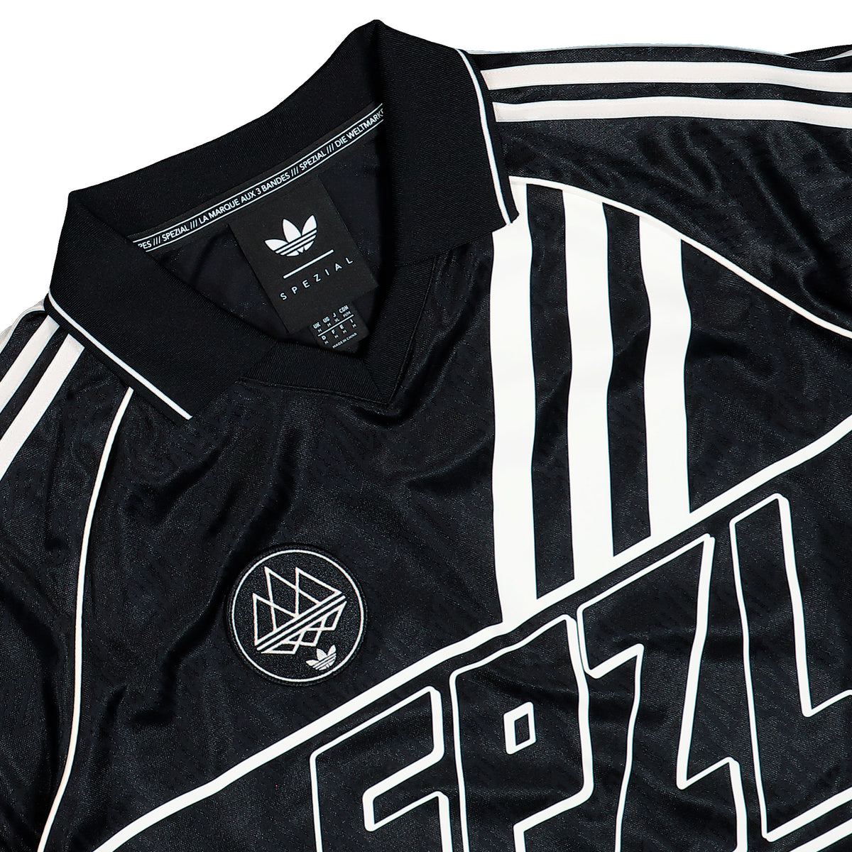 adidas LS Jersey SPZL F.C. Black Longsleeve KV4425 Close-up | Overkill

