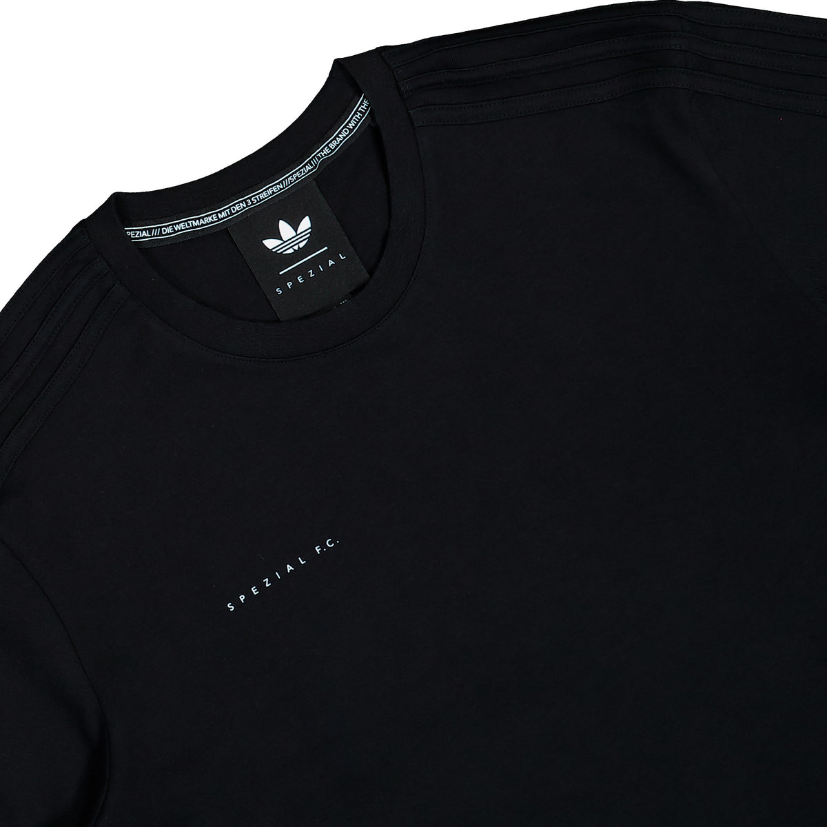 adidas Tee SPZL F.C. Black T-Shirt KV4426 Close-up | Overkill
