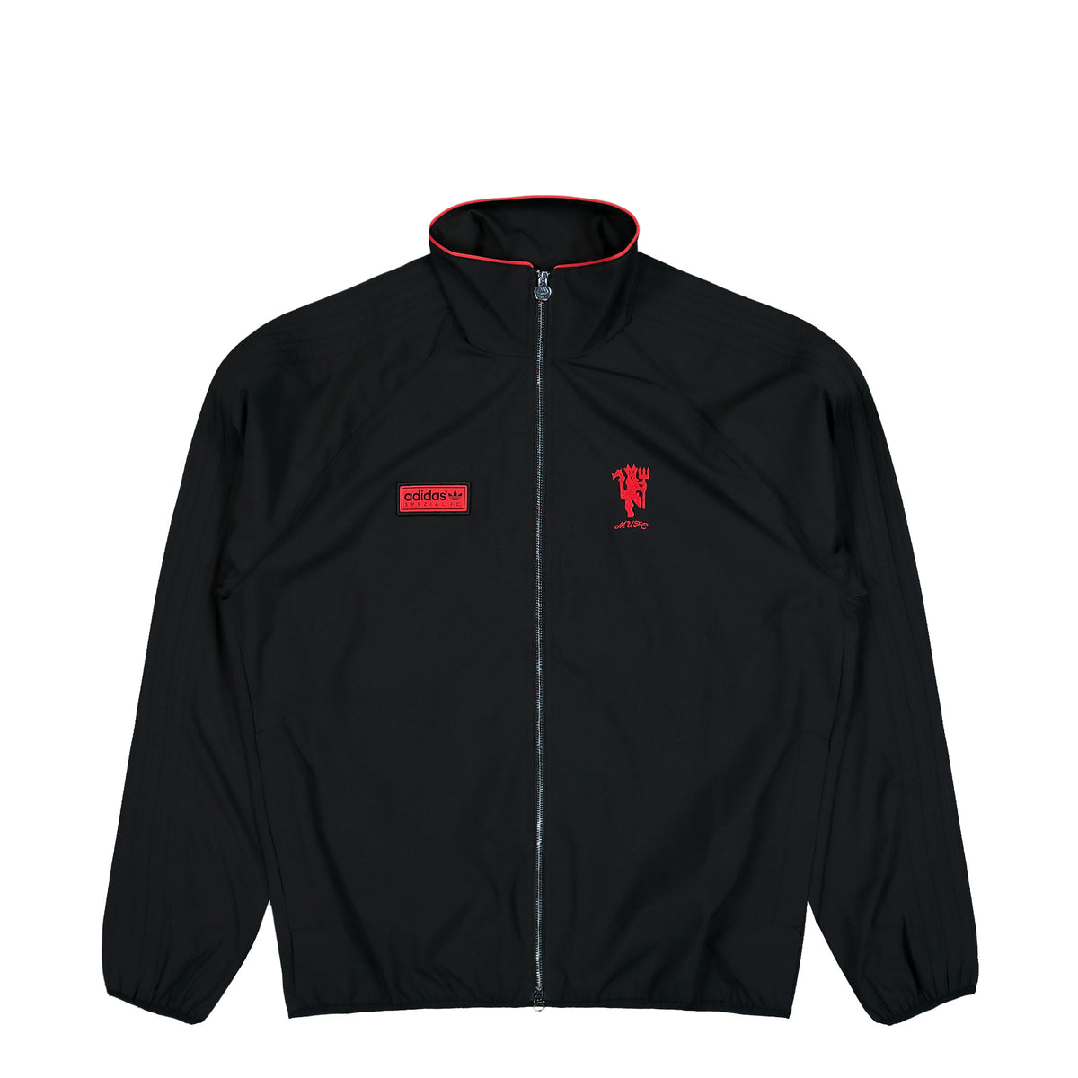 adidas Manchester United Track Top SPZL F.C. Black Track Jackets KV4431 | Overkill

