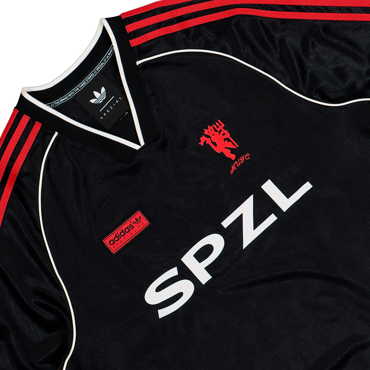 adidas Manchester United Tee SPZL F.C. Black T-Shirts KV4434 Detailfoto | Overkill
