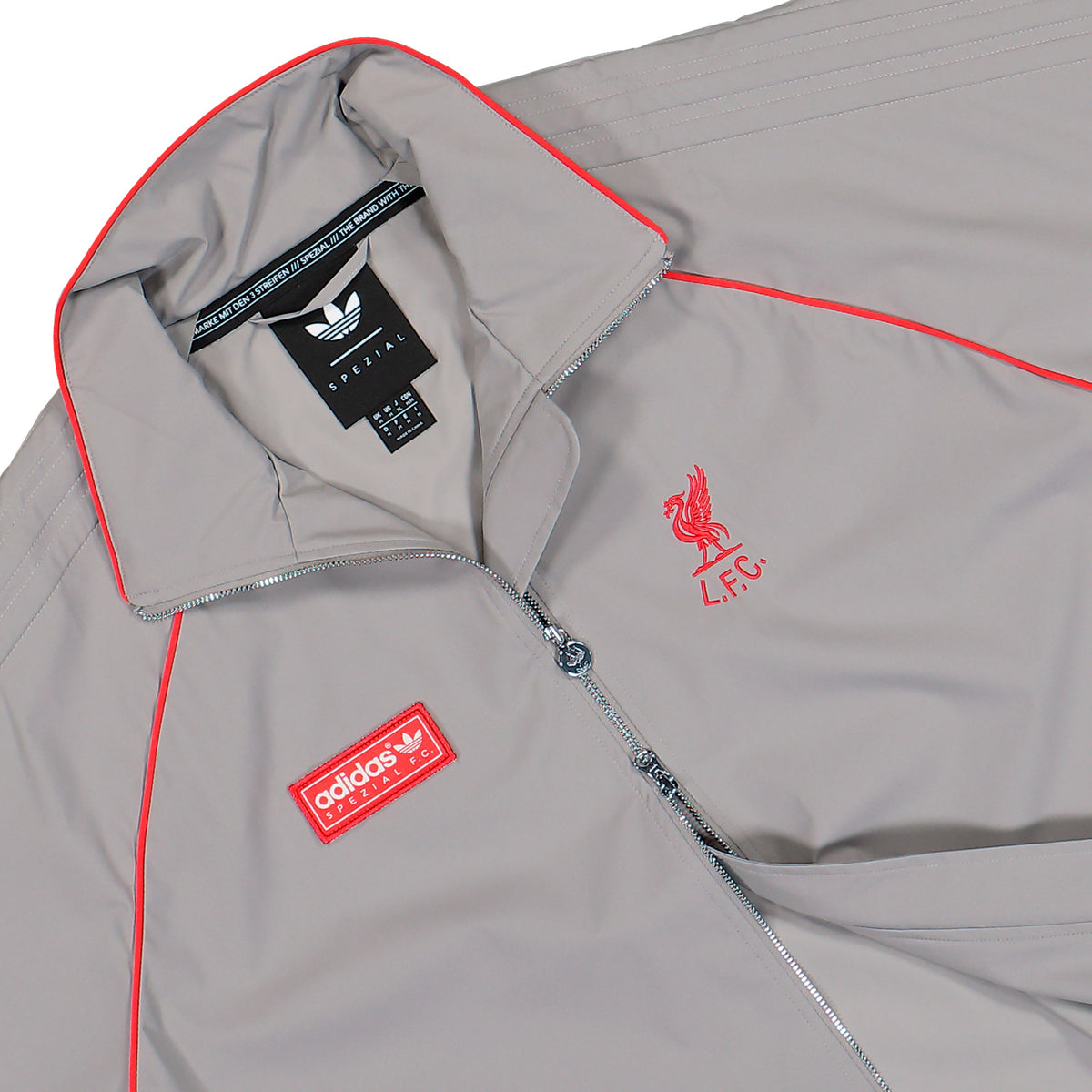 adidas Liverpool FC Track Top SPZL F.C. Dove Grey Track Jackets KV4435 Detailfoto | Overkill
