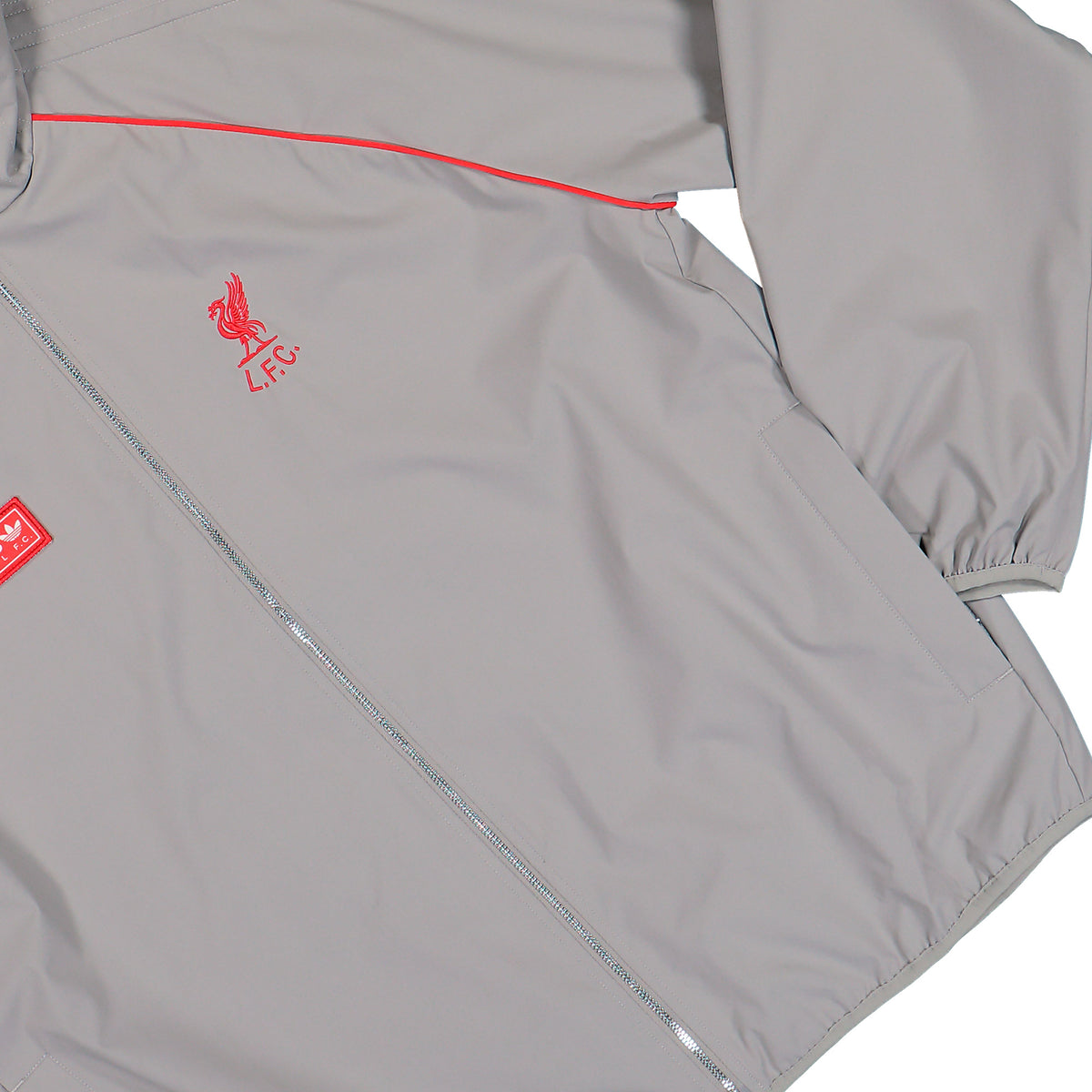 adidas Liverpool FC Track Top SPZL F.C. Dove Grey Track Jackets KV4435 Detail View 1 | Overkill

