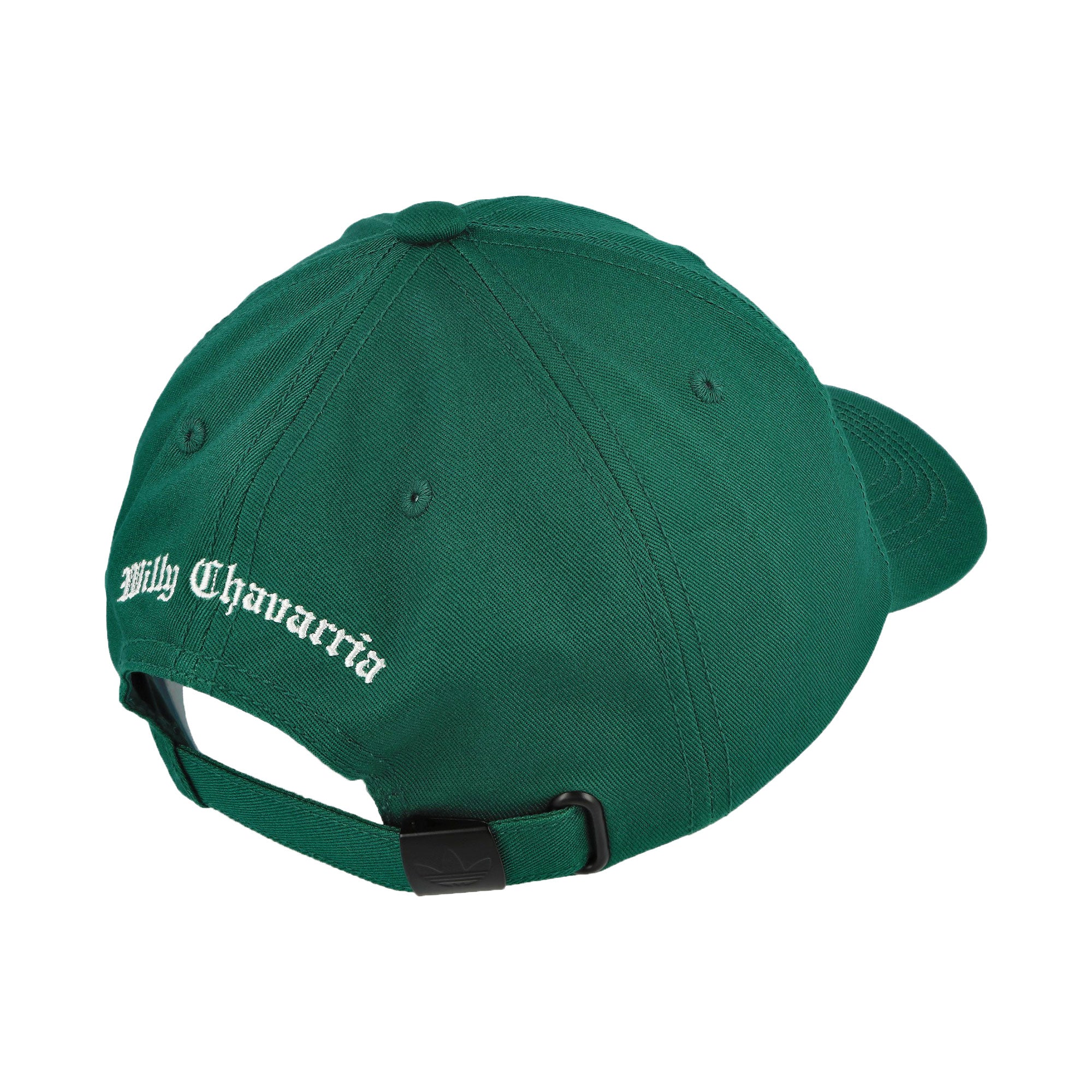 Willy Chavarria x adidas Crest Hat Collegiate Green Caps KW7336 Detail View 2 | Overkill
