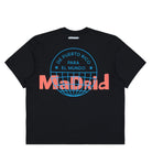 Bad Bunny x adidas DtMF Madrid Heavyweight Merch Tee  Black T-Shirts KW8068 Close-up | Overkill
