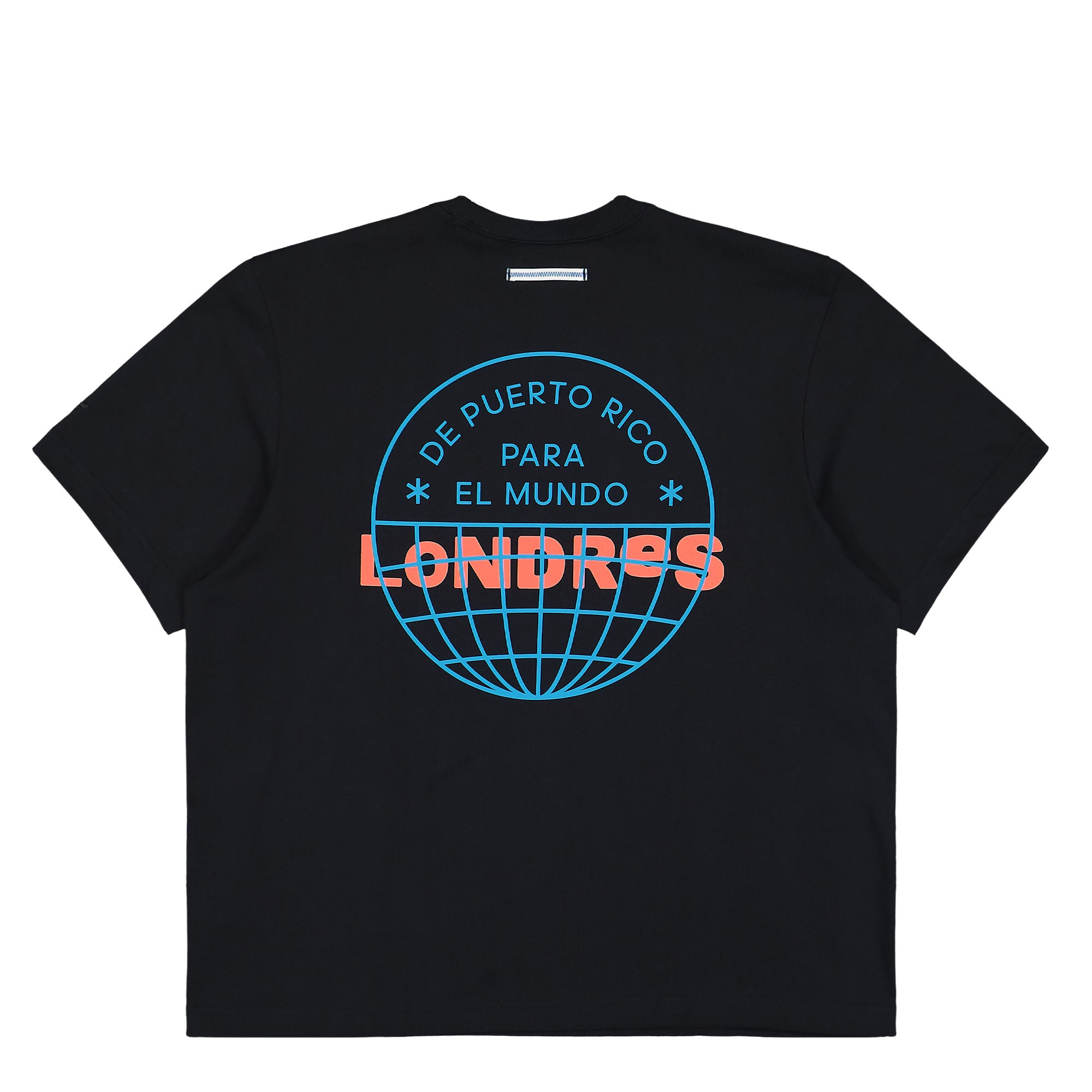 Bad Bunny x adidas DtMF Londres Heavyweight Merch Tee Black T-Shirts KW8075 Close-up | Overkill
