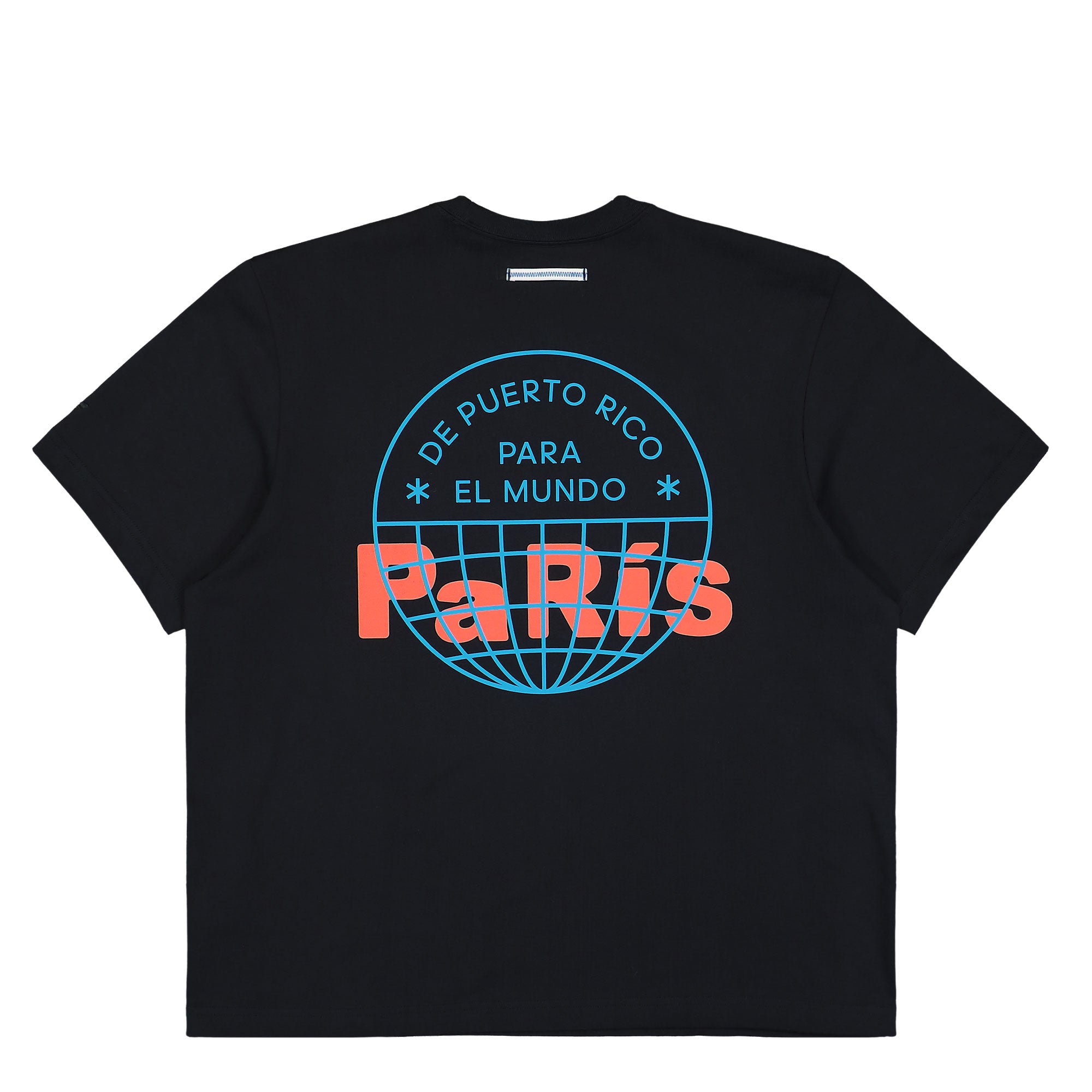 Bad Bunny x adidas DtMF Paris Heavyweight Merch Tee Black T-Shirts KW8076 Close-up | Overkill
