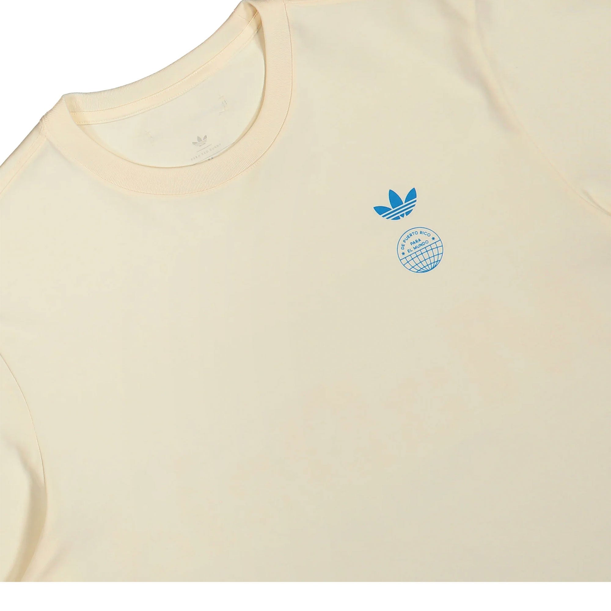 adidas DtMF Paris Heavyweight Merch Tee Cream White T-Shirts KW8077 Detailfoto | Overkill
