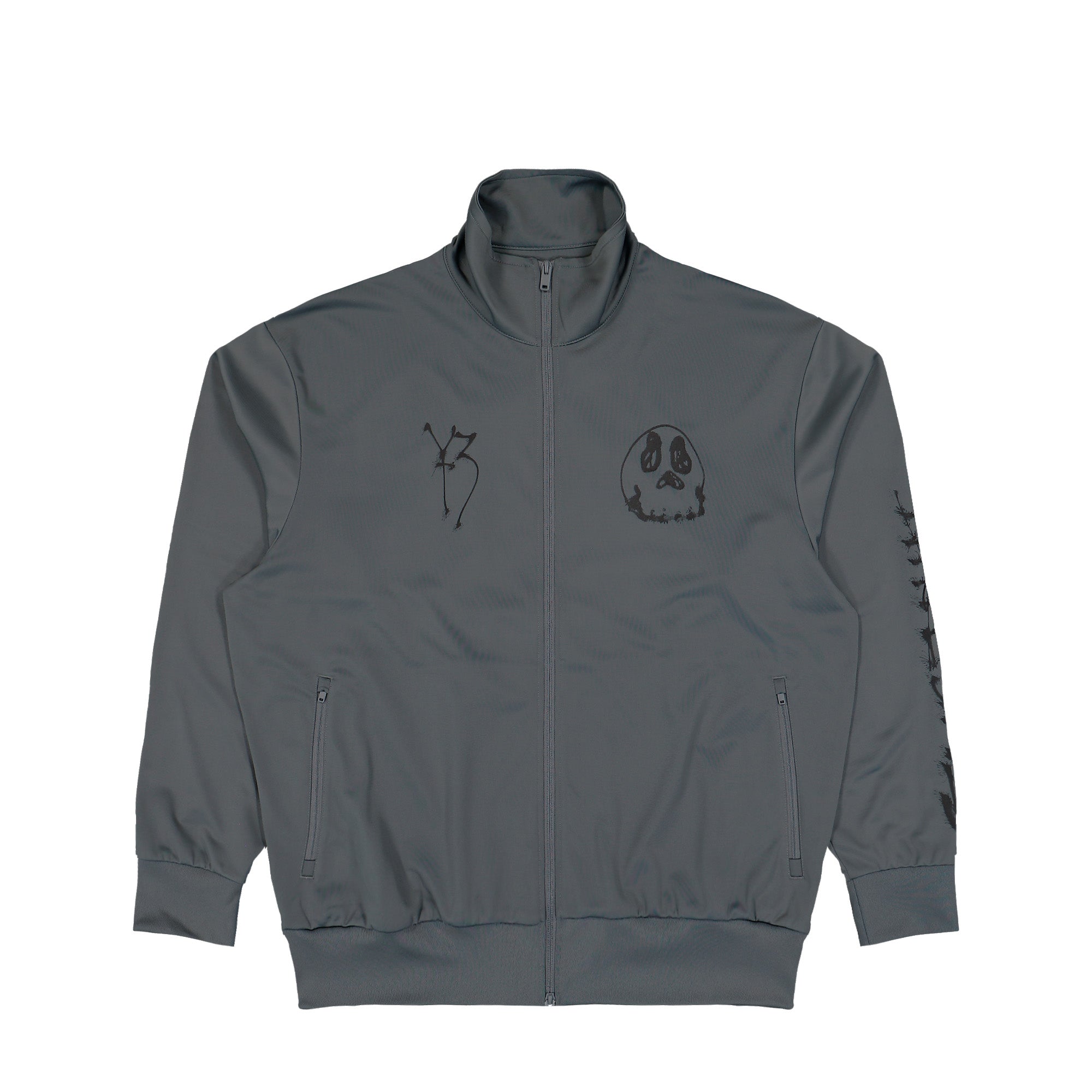 Y-3 Chito Graphic Nylon Track Top Grey Five Track Jacket KW9237 | Overkill
