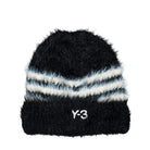Y-3 Stripes Beanie Black   Beanies KY3727 | Overkill
