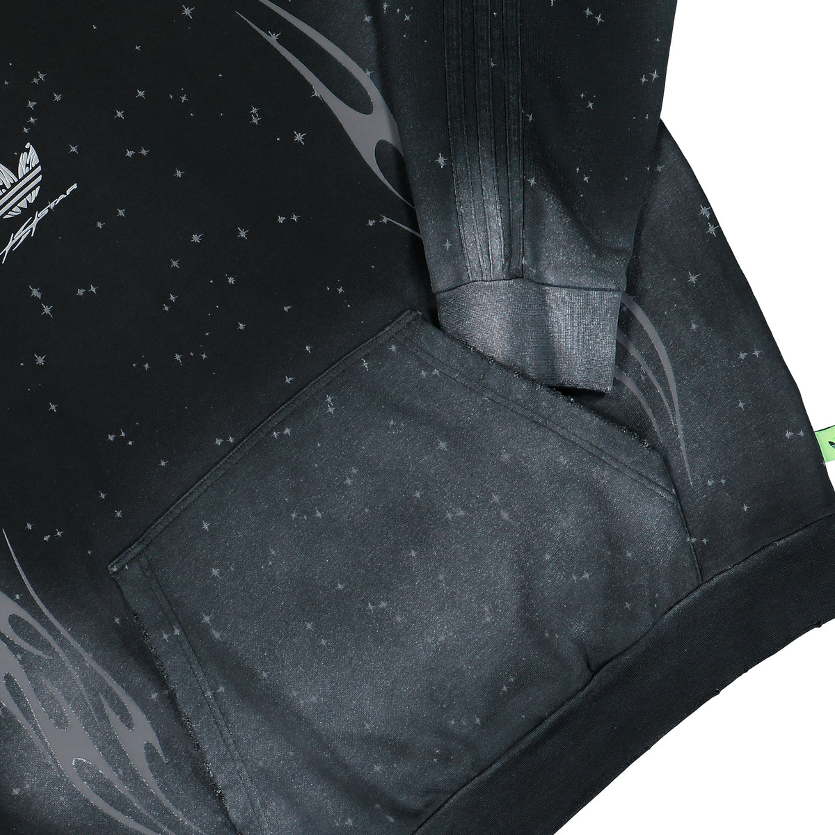 Hellstar x adidas Hoodie Black Hoodie KY4882 Detail View 1 | Overkill
