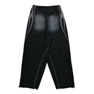 Hellstar x adidas Sweatpant Black Sweat pant KY7302 Close-up | Overkill
