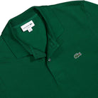 Lacoste Long Sleeved Ribbed Collar Shirt Green Longsleeve L1312-00 132 Detailfoto | Overkill
