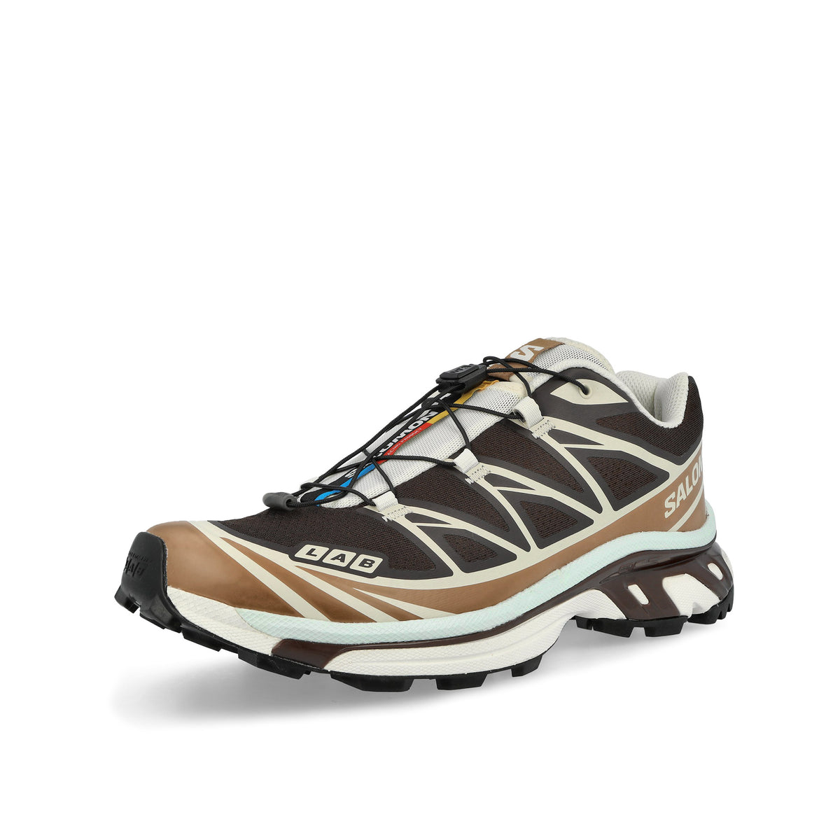 Salomon XT-6 Black Coffee / Burro / Bitter Chocolate Low Top Sneakers 493066 Close-up | Overkill
