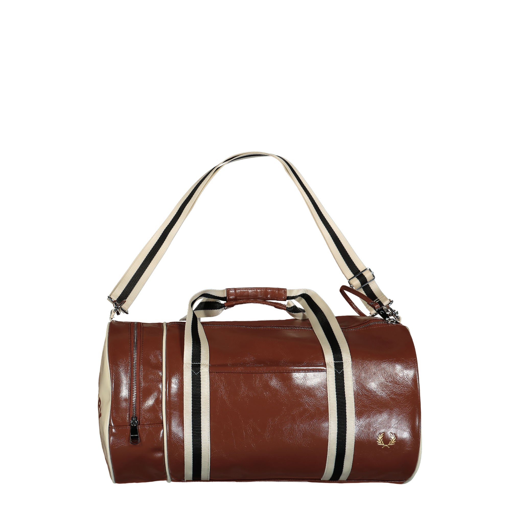 Fred Perry Classic Barrel Bag Whiskey Brown Duffle Bags L6300-S54 | Overkill