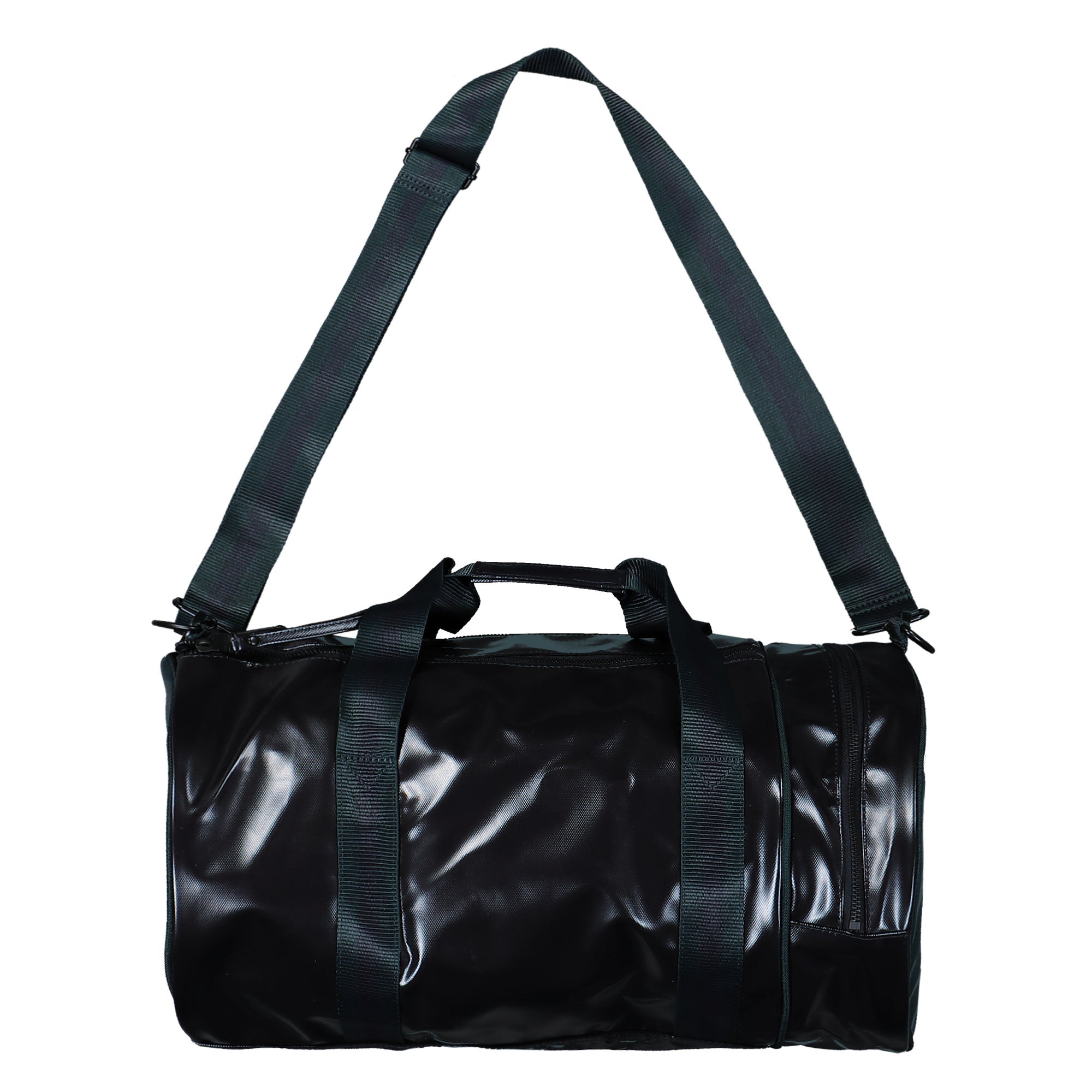 Fred Perry Classic Barrel Bag Navy / Grassroots Duffle Bags L7255-83A Close-up | Overkill
