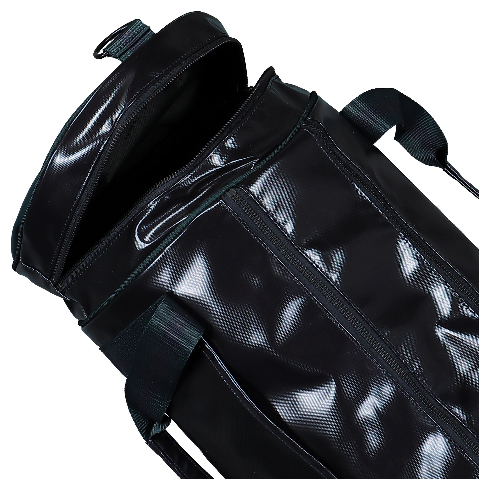 Fred Perry Classic Barrel Bag Navy / Grassroots Duffle Bags L7255-83A Detail View 1 | Overkill
