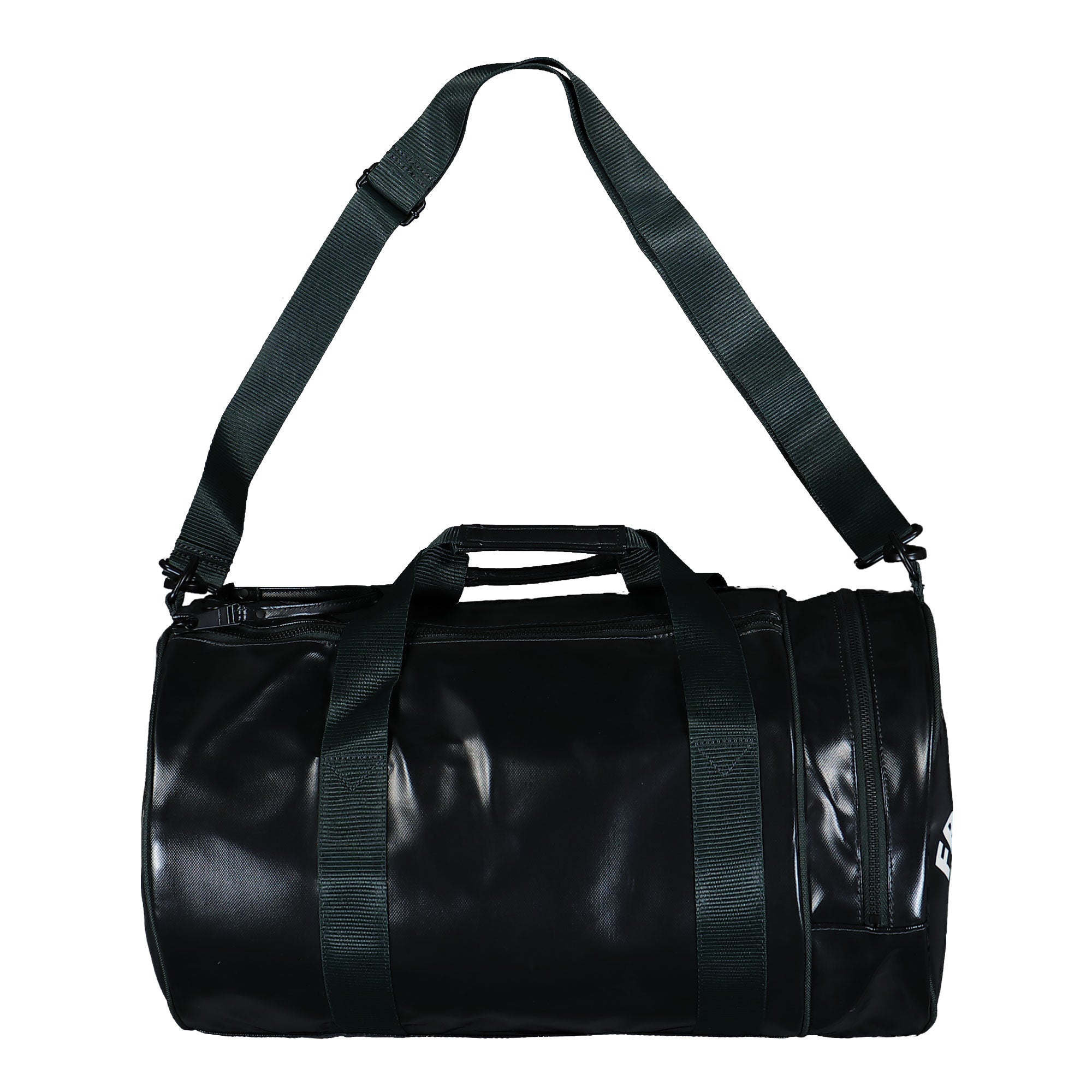 Fred Perry Tonal Classic Barrel Bag Night Green Duffle Bags L7260-Q20 Close-up | Overkill