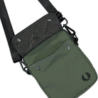 Fred Perry Crinkle Nylon Side Bag Field Green Shoulder & Cross Body Bags  Material | Overkill