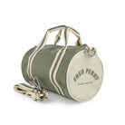 Fred Perry Classic Mini Barrel Bag Olive Mint Duffle Bags  Material | Overkill