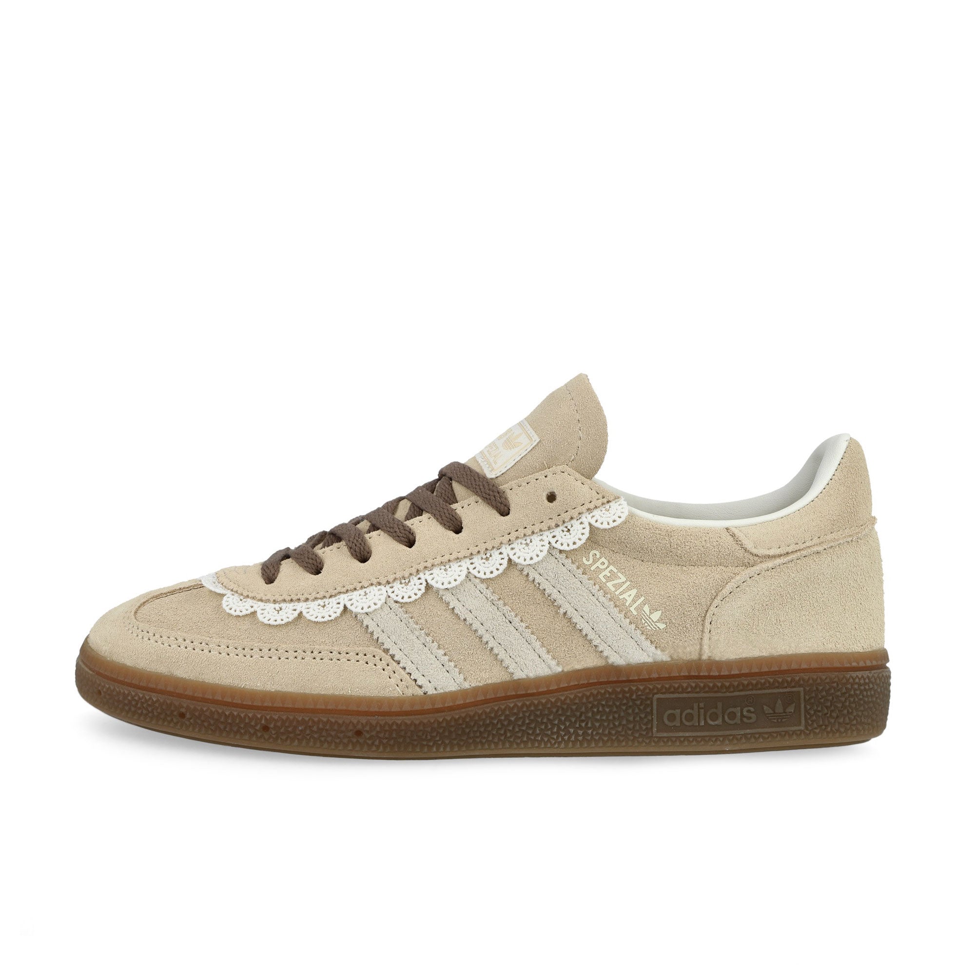 adidas Handball Spezial W Sand Strata / Off White / Gum  Low Top Sneakers LA0313 | Overkill
