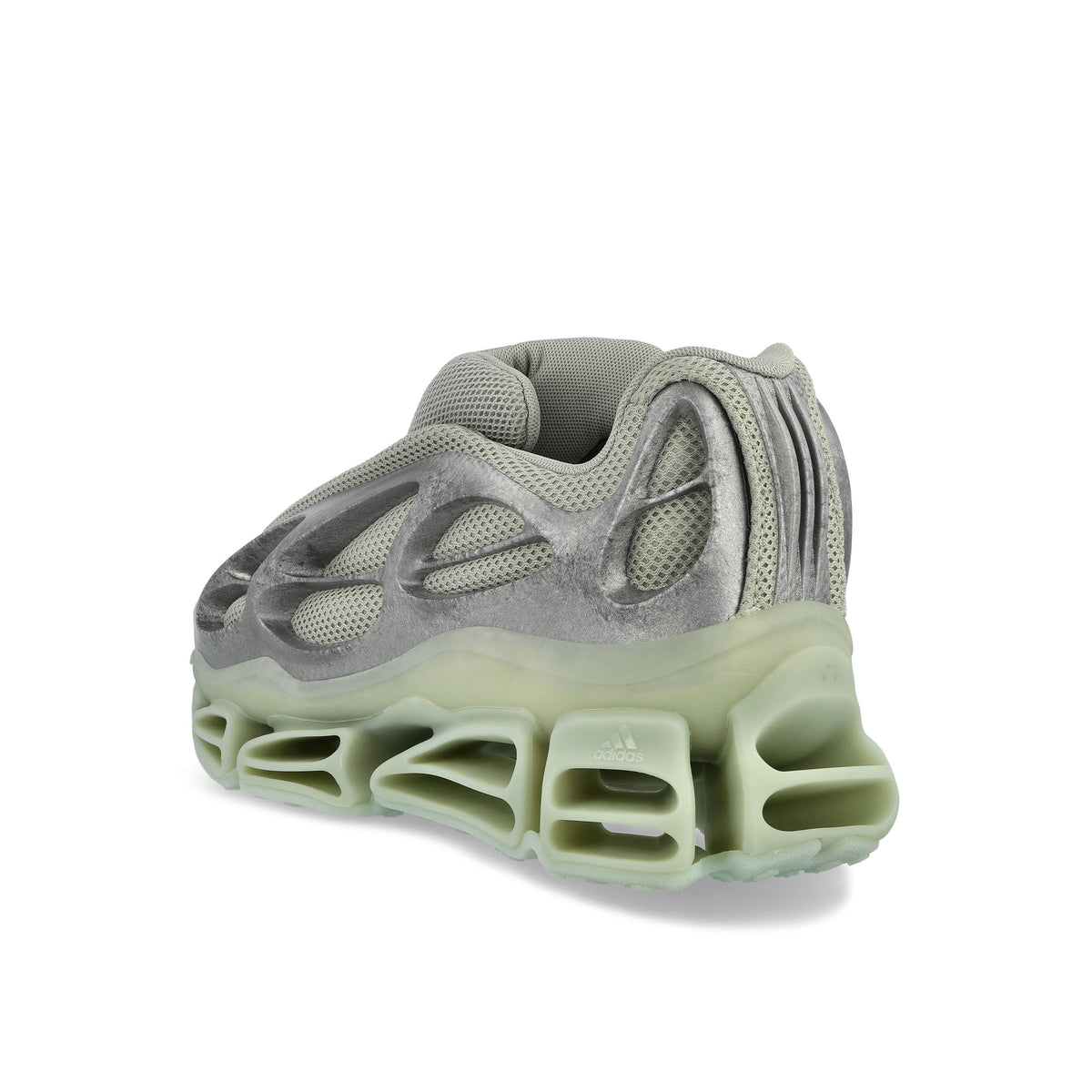 Willy Chavarria x adidas  Megaride Bones Halo Green / Silver Metallic / Better Scarlet Low Top Sneakers LA6162 Detailfoto | Overkill
