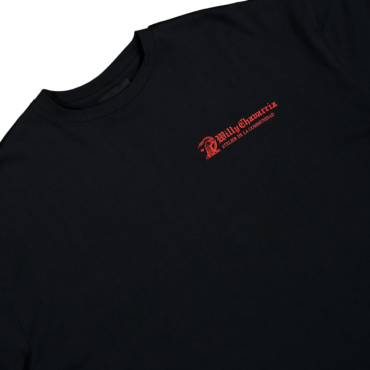 Willy Chavarria x adidas  Atelier Tee Black T-Shirts LC8135 Detailfoto | Overkill
