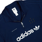 Song for the Mute x adidas ADI008 LS Polo Night Indigo sweatshirt LD1916 Detailfoto | Overkill

