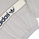 adidas Block Hoodie Light Grey Heather Hoodie LD9300 Detail View 1 | Overkill
