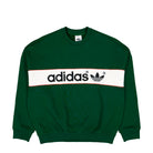 adidas Block Sweatshirt Dark Green Sweatshirts LD9301 | Overkill

