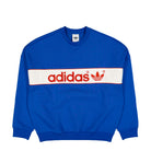 adidas Block Sweatshirt Blue Sweatshirts LF3015 | Overkill
