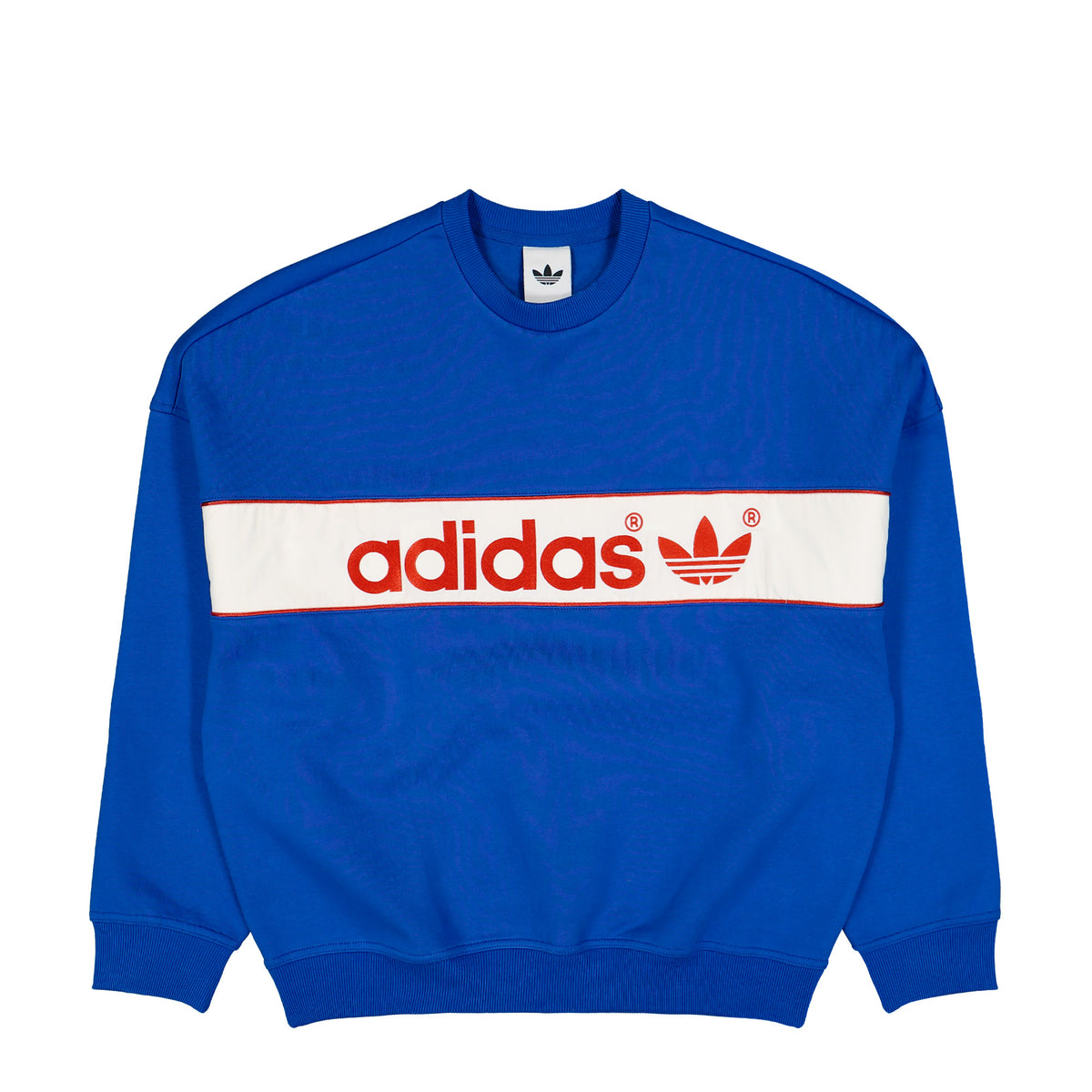 adidas Block Sweatshirt Blue Sweatshirts LF3015 | Overkill
