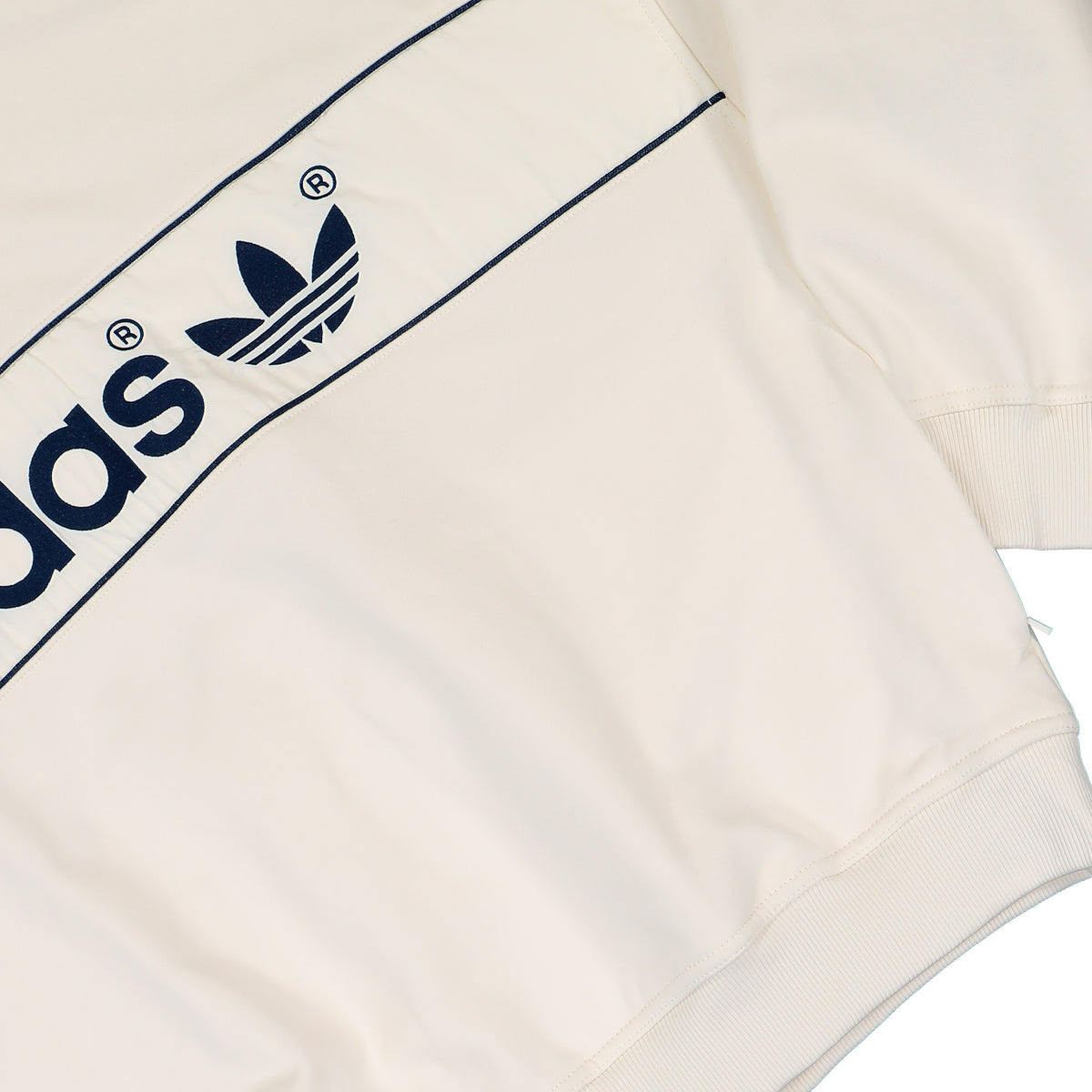 adidas Block Hoodie Off White Hoodies LF3018 Detail View 1 | Overkill
