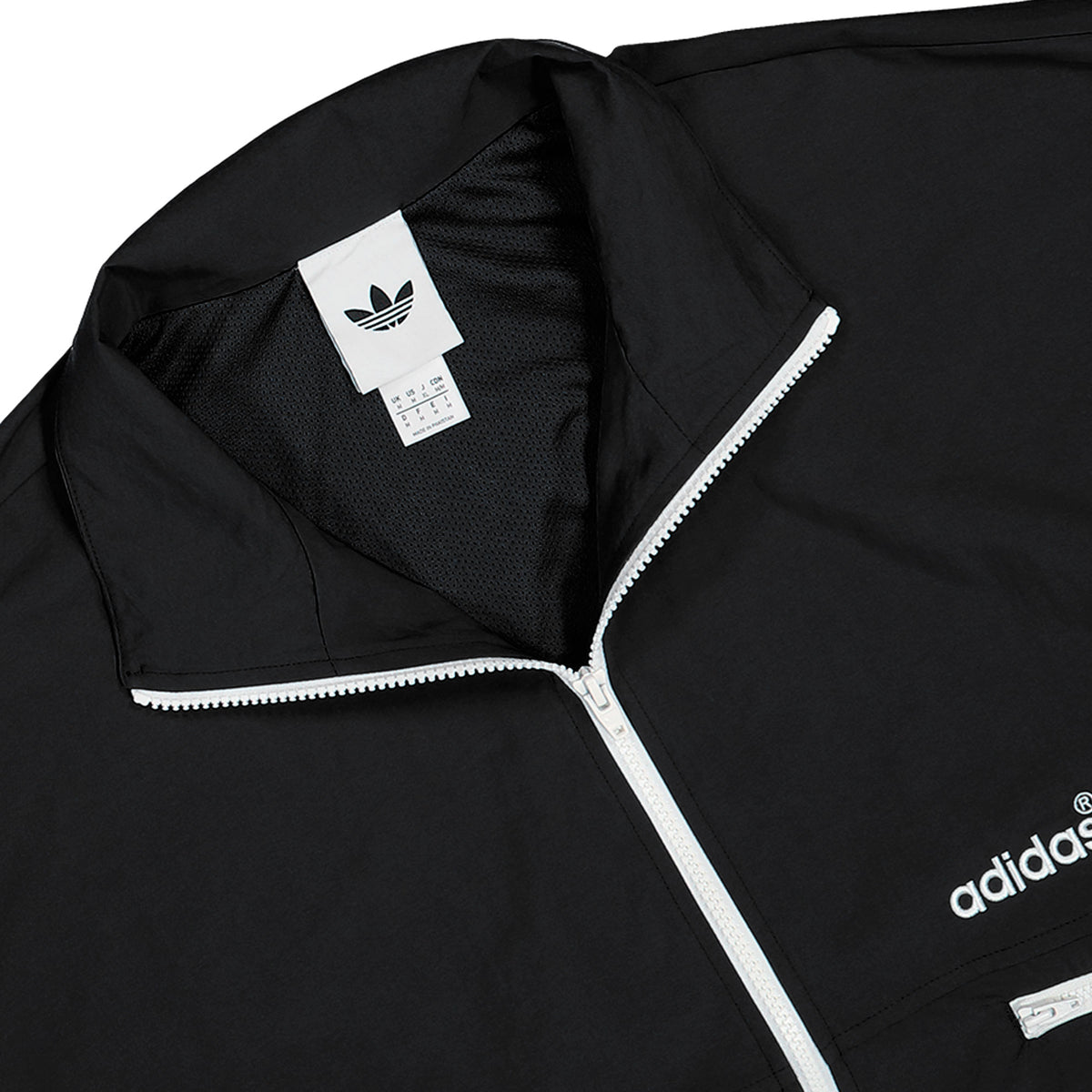 adidas adiSignature Vista Wind Track Jacket Black Track Jackets LF3022 Detailfoto | Overkill

