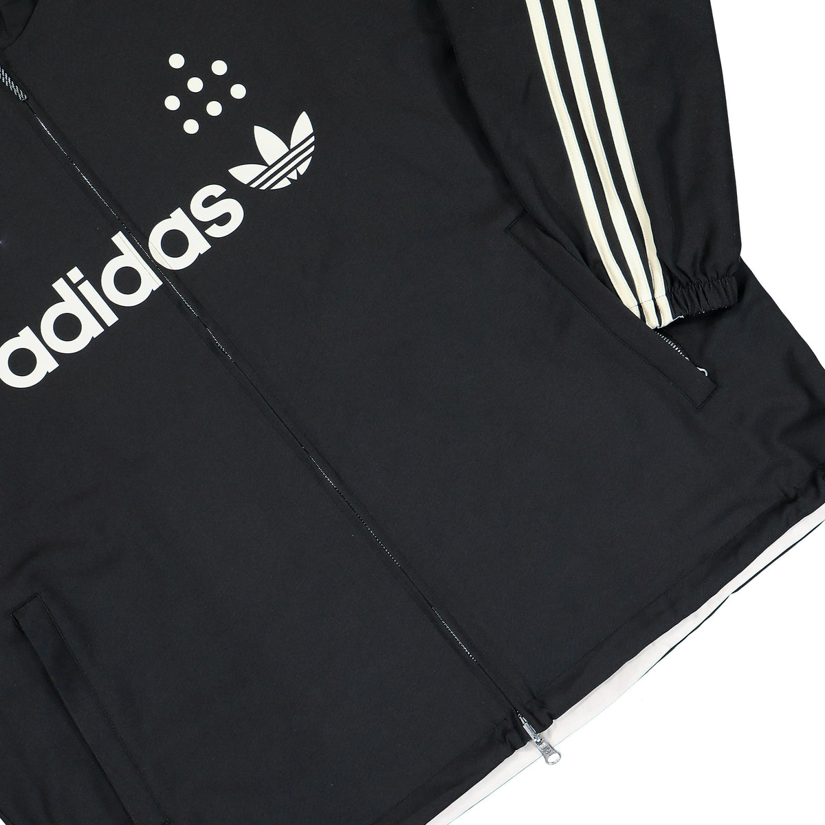 Song for the Mute x adidas ADI008 Rvsb Track Top Black / Off White Track Jacket LF5251 Detail View 2 | Overkill
