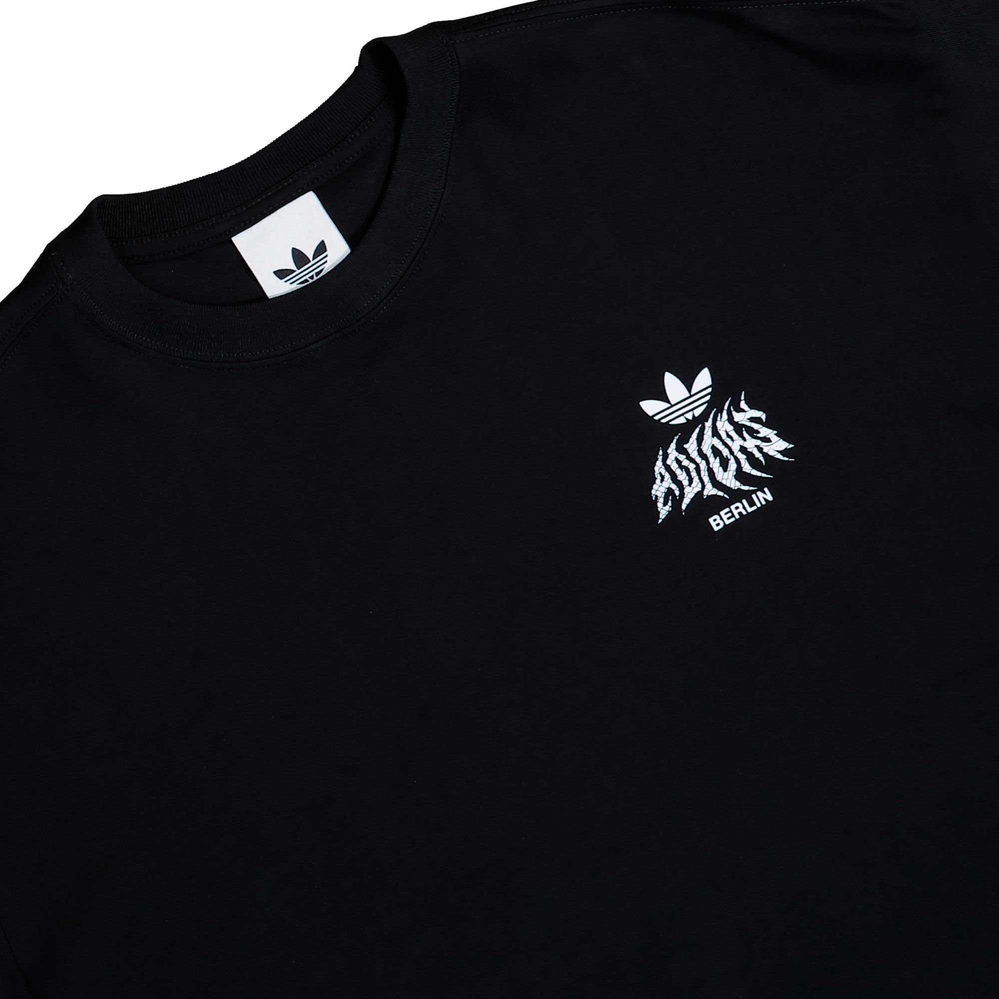 adidas Berlin KC Graphic Tee Core Black T-Shirt LG9386 Close-up | Overkill
