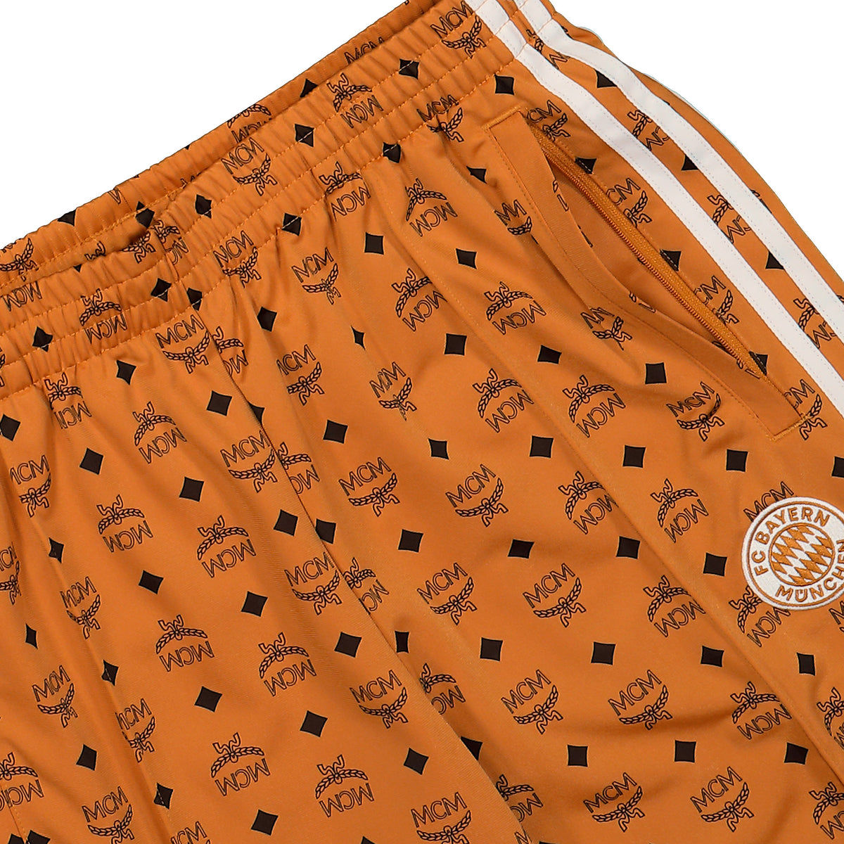 MCM x adidas FC Bayern München 26/27 Track Pant Tech Copper Sweat & Track Pants LH1373 Detail View 1 | Overkill

