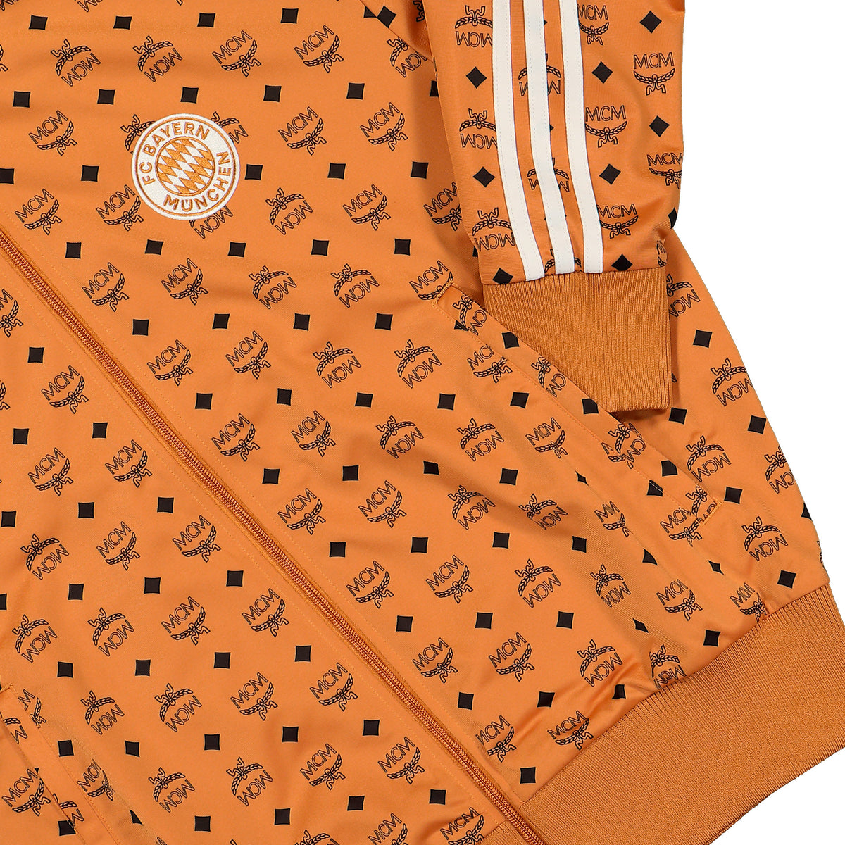 MCM x adidas  FC Bayern München 26/27 Track Top Tech Copper Track Jackets LH1374 Detail View 1 | Overkill
