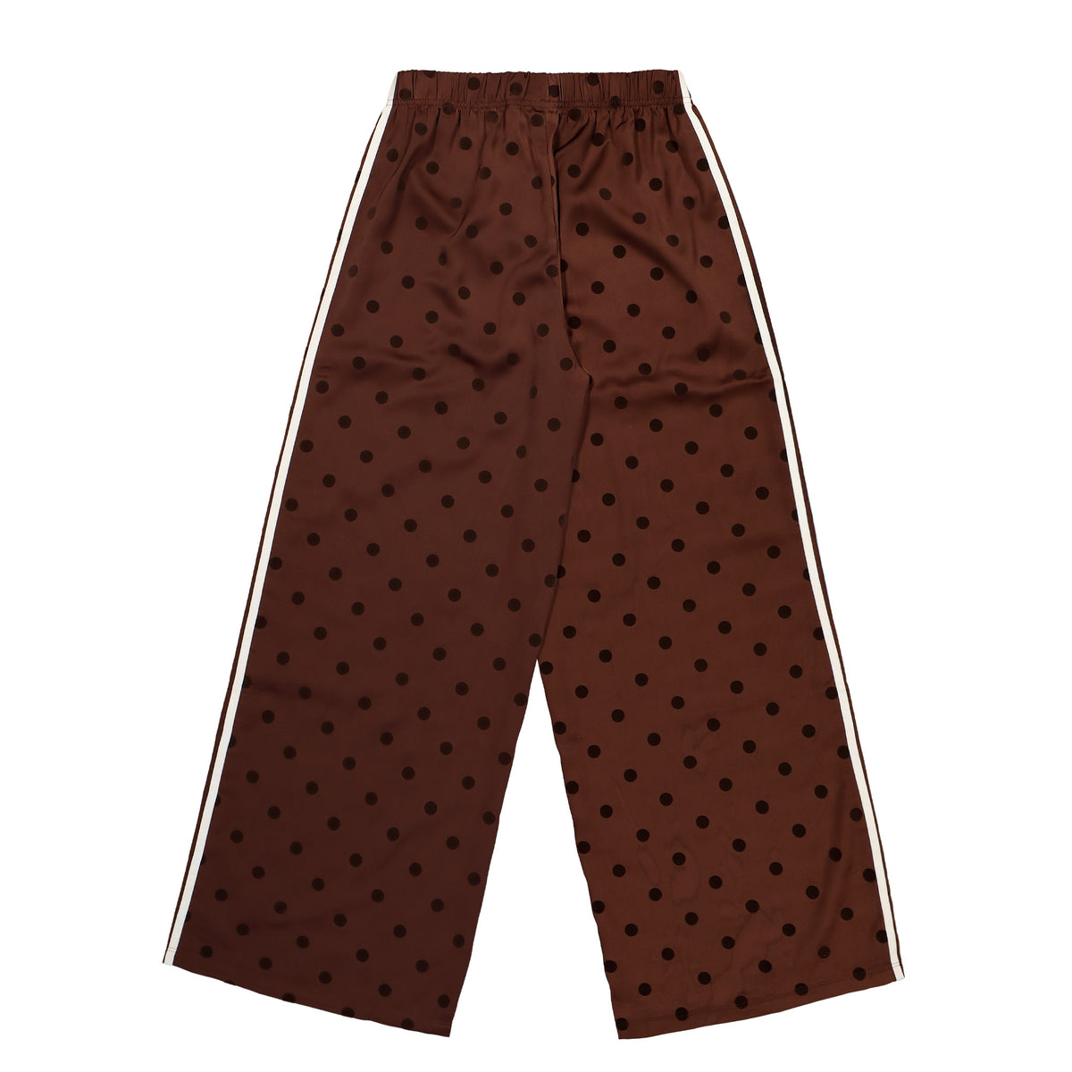 adidas Satin Polka Dots Wide Leg Pant Auburn Track Pant LI2847 | Overkill
