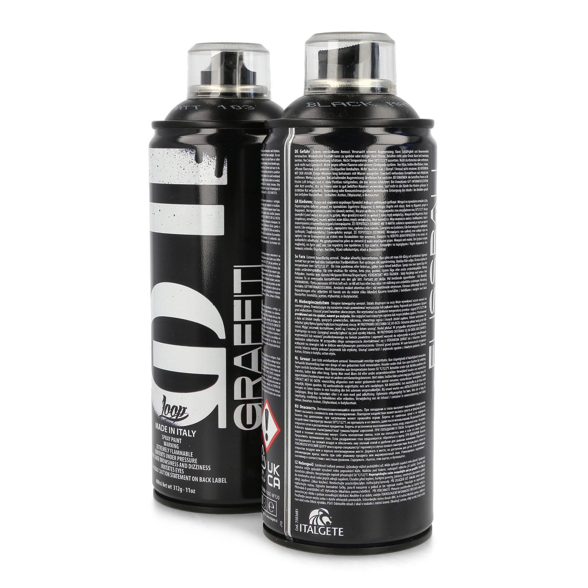 Loop Fussballgraffiti x Loop Ltd. Edition 400 ml 0 Cans Close-up | Overkill