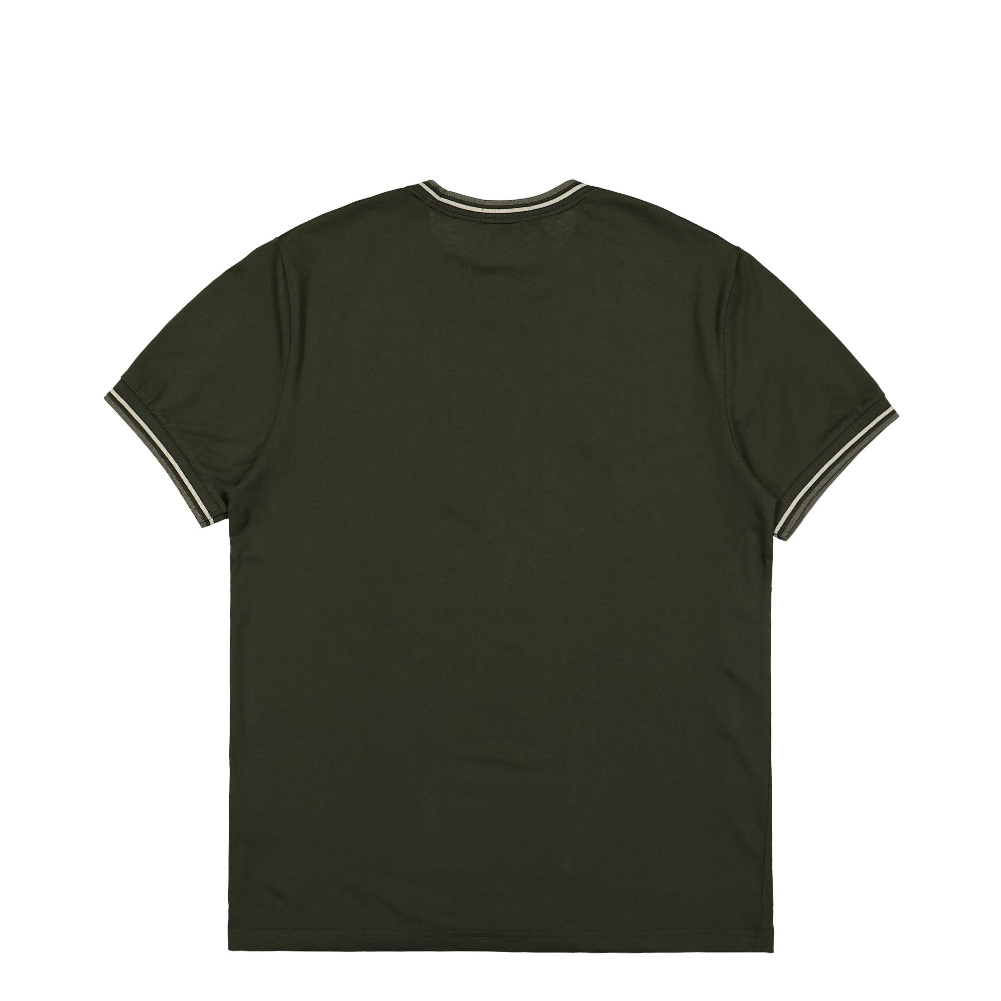 Fred Perry Twin Tipped T-Shirt Hunting Green / Light Oyster / Laurel Wreath Green T-Shirts Material | Overkill
