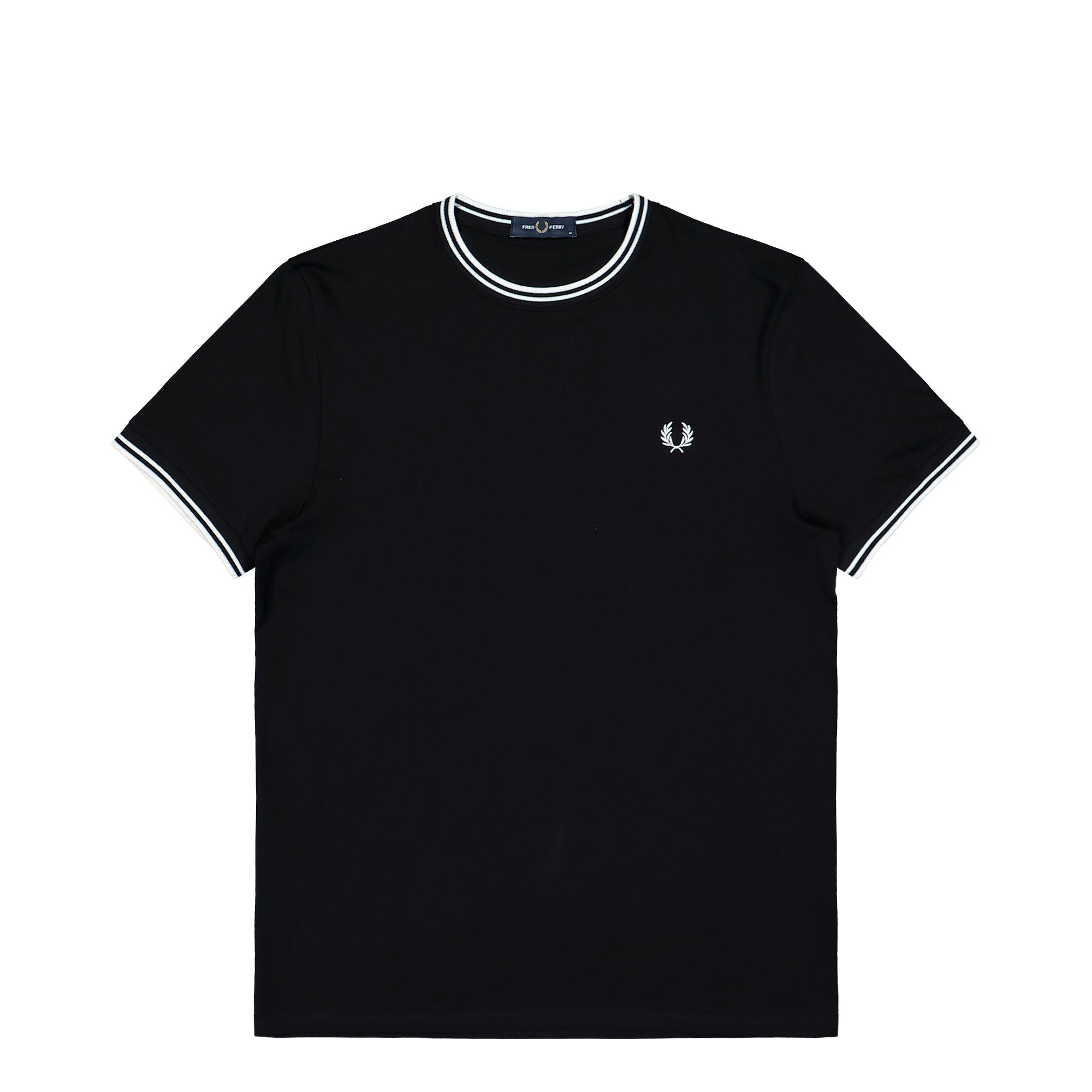 Fred Perry Twin Tipped T-Shirt Black T-Shirt M1588V-102 | Overkill

