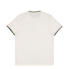 Fred Perry Twin Tipped T-Shirt Ecru / Tennis Yellow / Anchor Grey T-Shirt M1588V-46A Close-up | Overkill
