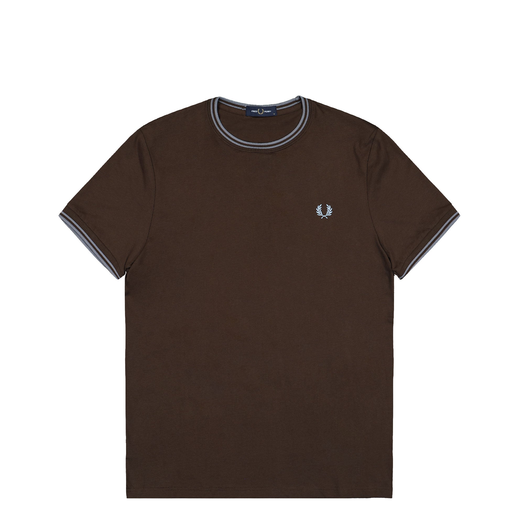 Fred Perry Twin Tipped T-Shirt Burnt Tobacco / Stockport Blue T-Shirt M1588V-49A | Overkill
